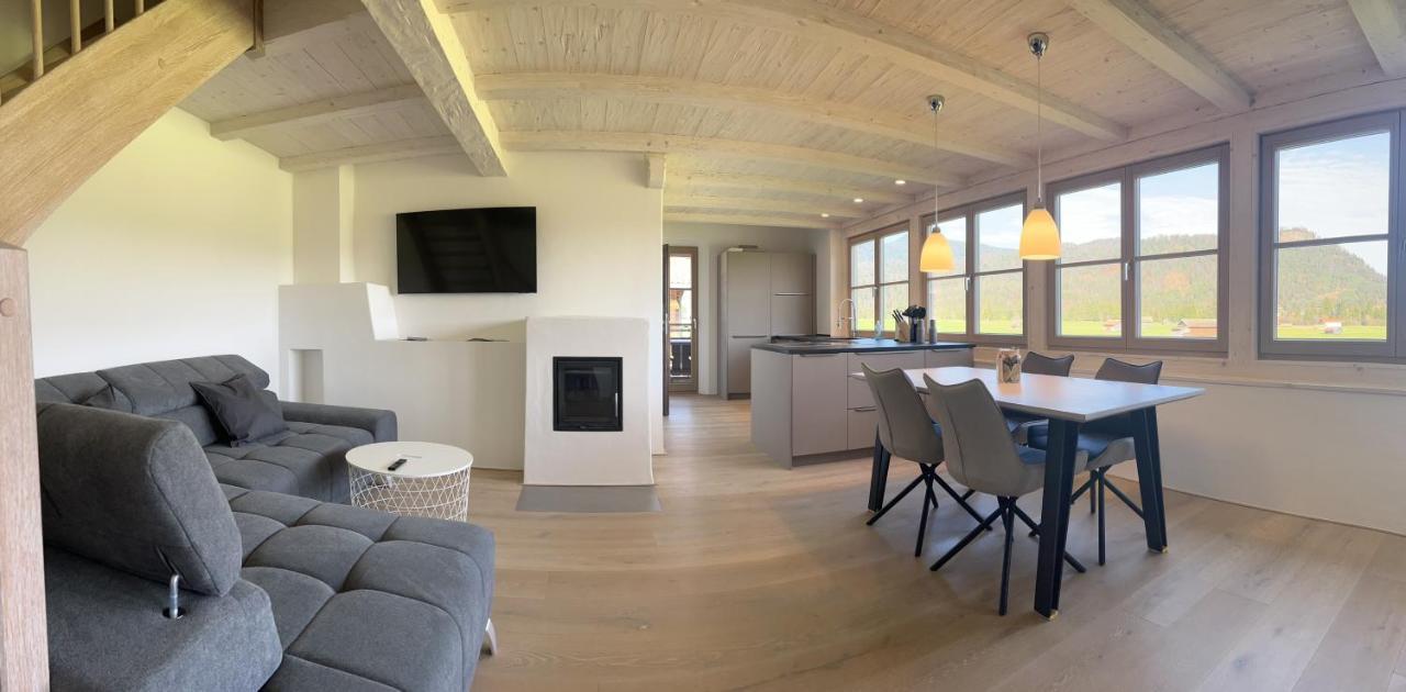 Ferienwohnung Atelier Simetsberg Krün Buitenkant foto