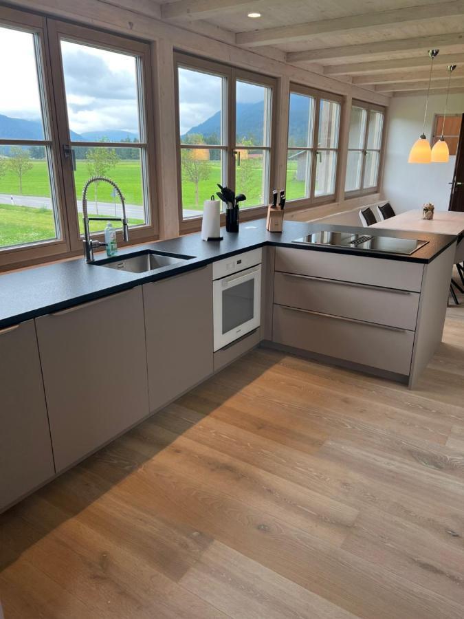 Ferienwohnung Atelier Simetsberg Krün Buitenkant foto